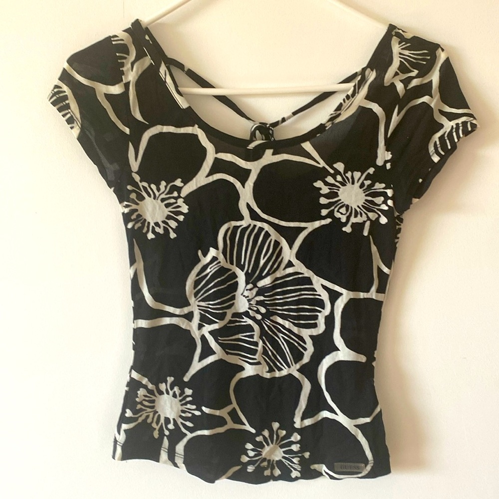 GUESS sheer top